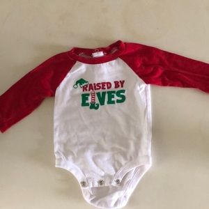 Raised by Elves Christmas Holiday onesie